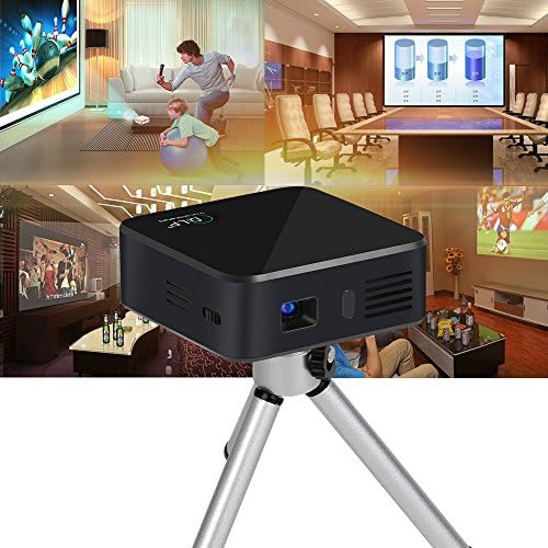 E05 Pocket Mini projector for iPhone/iPad android phone/Pad Wireless Mirroring Black