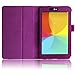 Infiland Folio PU Leather Case Smart Fit Cover For 7inch LG G PAD 7.0 V400 / LTE V410 / VK410 / UK410 Tablet Only (7inch LG G PAD 7.0 V400,Purple)