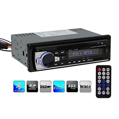 Bluefire bluetooth car stereo audio single din in dash 12v fm rec…