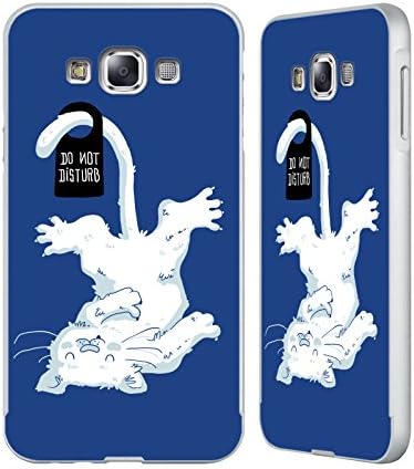 Official Tobe Fonseca Do Not Disturb Animals Silver Aluminum Bumper Slider Case for Samsung Galaxy E7