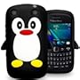 Funky Noir Blackberry Curve 9320 9220 3G Housse Coque Penguin Mignon Pingouin Manchot affaire de style AOA Funky Noir Blackberry Curve 9320 9220 3G Housse Coque Penguin Mignon Pingouin Manchot affaire de style AOA