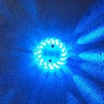 blaue Notfalllampe