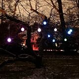 Buy 10 Piece Solar Mini Snowball Curtain Light Garland with Slow Color C by Mr. Light Inc.