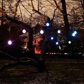 Buy 10 Piece Solar Mini Snowball Curtain Light Garland with Slow Color C by Mr. Light Inc. now!
