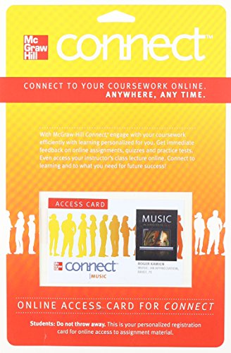 Connect Music Access Card for Music: An Appreciation, Brief Edition