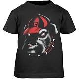 Georgia Bulldogs Youth Black Blackout T-shirt