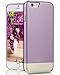 iPhone 6S Case, VENA [iSlide] Dock-Friendly Slim Fit Hard PolyCarbonate Case for Apple iPhone 6S (2015) / iPhone 6 (2014) - Lavender / Champagne Gold