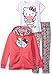 Hello Kitty Little Girls' 3 Piece Hooded Legging Set , New Pink, 6