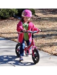 Glide Bikes 12" Mini Glider for Ages 2 to 5 High Quality, Light Weight Aluminum, Alloy Frame, EVA Foam Tires Dimensions: 36" X 25" X 1"(pink Glider)