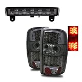00-06 Chevy Surburban Smoke LED Tail Lights + LED 3RD Brake Light Combo by Luminx Lighting