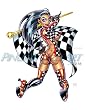 Fastlane cartoon Art Print Giclee' by Armando Huerta