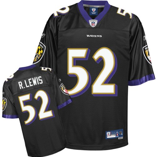 Reebok Baltimore Ravens Ray Lewis Premier Alternate Jersey Large