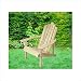 Astonica Fir Wood Adirondack Unfinished Chair