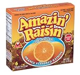 Amazin' Raisin Orange Flavored Raisins, 6-Count Boxes (Pack of 12)