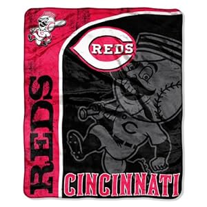 MLB Cincinnati Reds Micro Plush Raschel Throw Blanket, Jersey Design