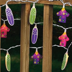 Hawaiian Shirt and Surf Board Light Set - Beach Party Lights
