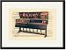 Black Framed/Matted Print 17x23, Double Spinet or Virginal