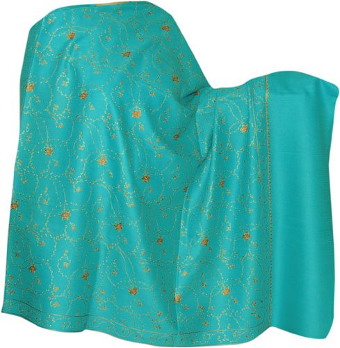 Kashmir Shawls Stole with Embroidery on Wool Fabric Size:80 x 40 (ebs299)