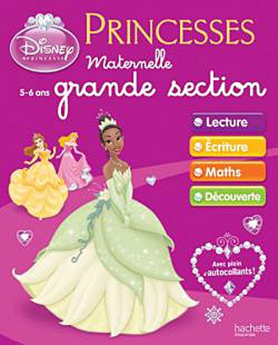 Cahiers d'exercices Princesses Disney - Maternelle Grande Section