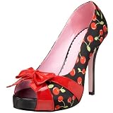 Leg Avenue Women's Tart Peep Toe Pump