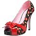 Leg Avenue Women's Tart Peep Toe Pump