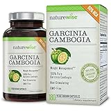 NatureWise Garcinia Cambogia Extract, HCA Appetite Suppressant and Weight Loss Supplement, 500 mg, 180 count