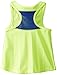PUMA Little Girls' Waffle Mesh Logo Tank
