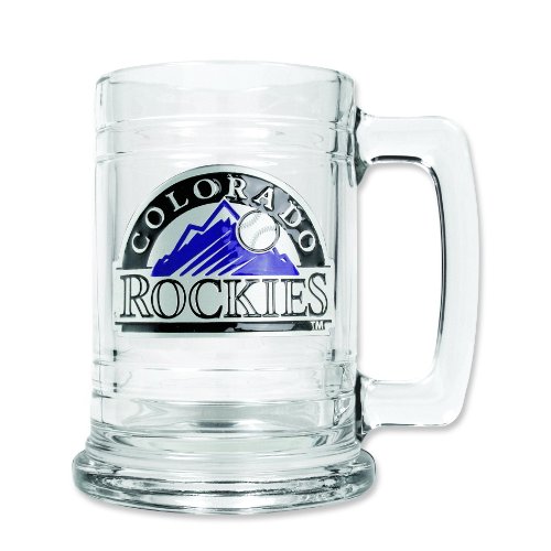 MLB Colorado Rockies Glass Tankard 15oz