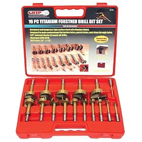 Grip On Forstner Bits - 16-Pc. Set