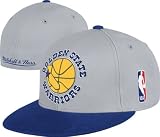 Golden State Warriors Mitchell & Ness Cool Grey 2-Tone XL Fitted Hat