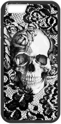 Sugar Skull Cell Phone shell Back Cover Case for iPhone 7 Black