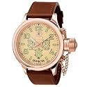 Invicta Men's Signature Collection Russian Diver 18kt Gold-Plated Chronograph Watch #7105