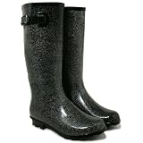 Spy Love Buy New Glitter Fleece Festival Wellies Wellingtons Boots Kaitlyn