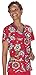 Wonderwink Women's Printed Mock Wrap Top