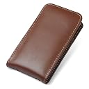 PDAIR レザーケース for iPhone 4S / 4 ベルトクリップ付バーティカルポーチタイプ(ブラウン) PALCIPOHN4BV/BR