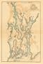 Marshall 1836 Antique Map of Part of Rhode Island