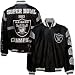 Oakland Raiders Black Leather Super Bowl Champions Commemorative Jacket