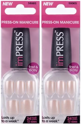 NEW COLOR **2-PACK** KISS imPRESS "SO SO STELLAR" by Broadway Press-On Manicure Nails