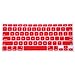 HDE MacBook Air 13 Case Solid Color Matte Plastic Slim Hard Shell Snap On Case with Keyboard Skin Fits Models A1369 / A1466 (Red)