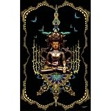 (24x36) Buddha (Seated) Flocked Blacklight Poster Print