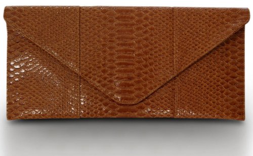 Urban Expressions Large Penelope Clutch in Tan