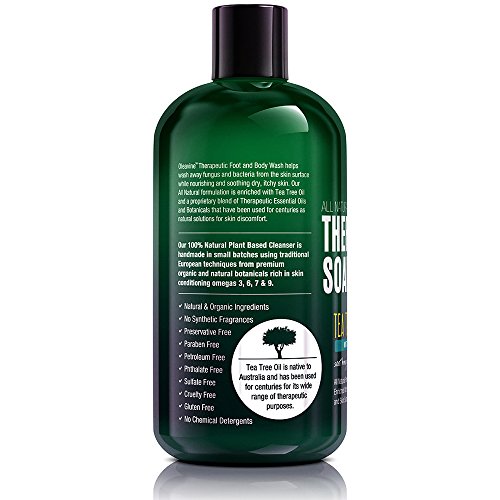 Antifungal Soap with Tea Tree Oil & Neem. Helps Treat Athletes Foot