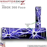 Lightning Blue Skin by WraptorSkinz TM fits Original XBOX 360 Factory Faceplates