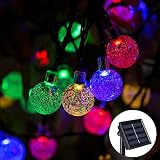 Fairyisland LED イルミネーションライト ガーデンライト ソーラー クリスマス イルミネーション 屋外 防水 発光モードは8パターン 光センサー内蔵 自動ON/OFF (多彩)