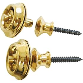 Dunlop Dual Design Straplok System, Gold