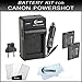 Clearmax 2 Battery and Charger Kit for Canon NB-11L and Canon PowerShot A2300 IS, A2400 IS, A2500, A2600, A3400 IS, A3500 IS, A4000 IS, ELPH 110 HS, ELPH 115 HS, ELPH 130 HS, ELPH 320 HS Digital cameras, Includes 2 Replacement (1200mAh) NB11L Batteries + Ac/Dc Rapid Travel Charger + More