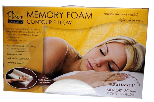 Memory Foam Contour Pillow Neck Head Support Comfort 51u0s1uQNuL Memory Foam Contour Pillow Neck Head Support Comfort