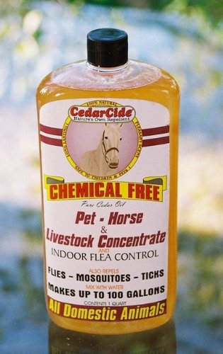 1 Quart All Natural Dog Flea & Tick Spray Concentrate – Makes 100Gallons