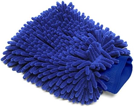 Premium Microfiber Wash Mitt, Highest Density, Ultra-soft, Super Absorbent, Lint Free-Scratch Free, Use Wet or Dry, (L - Single Pack)