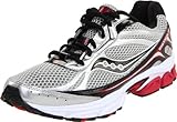 SAUCONY Grid Ignition 3 Herren Laufschuhe, Silber/Schwarz/Rot, 42.5